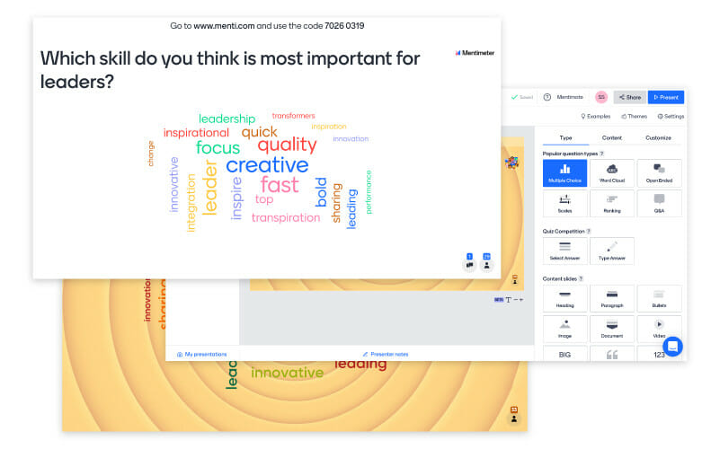 Mentimeter best app for presentations
