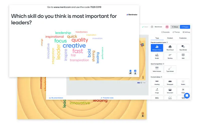 Mentimeter best app for presentations