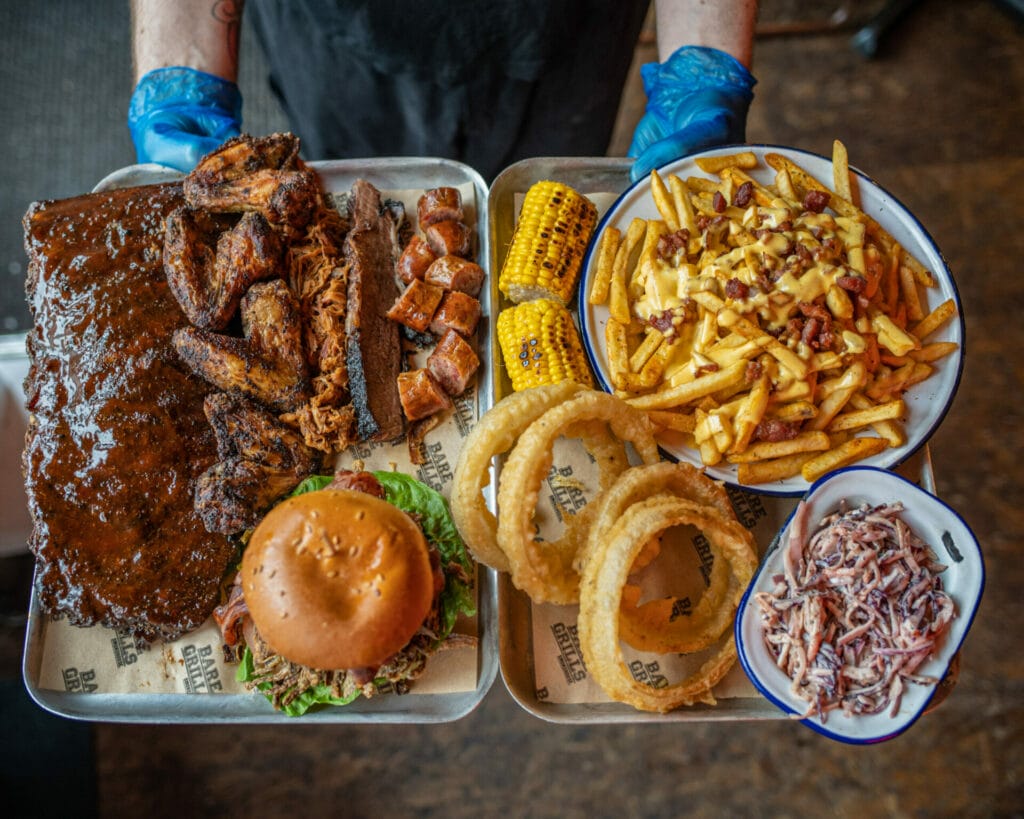 Bare Grills Smokehouse food eating challenges UK