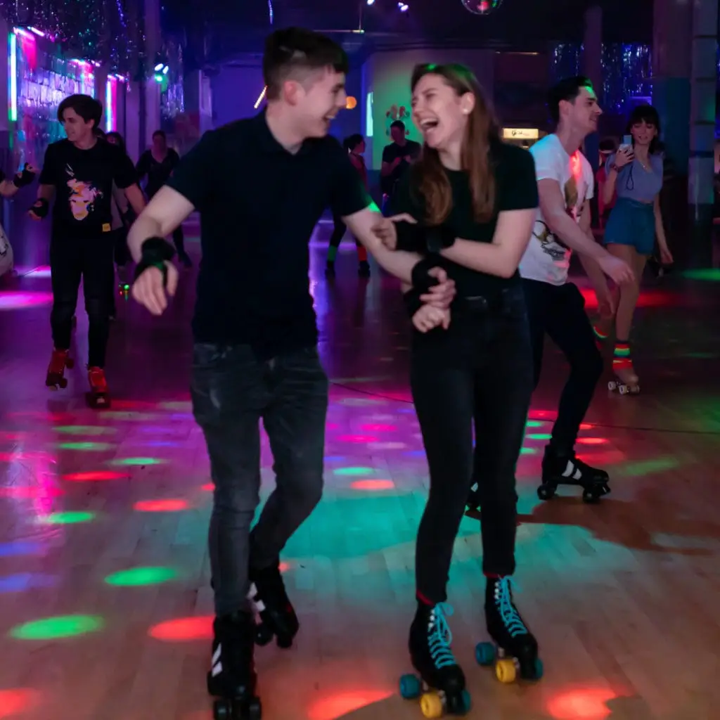 RollerStop - roller disco at night in Glasgow