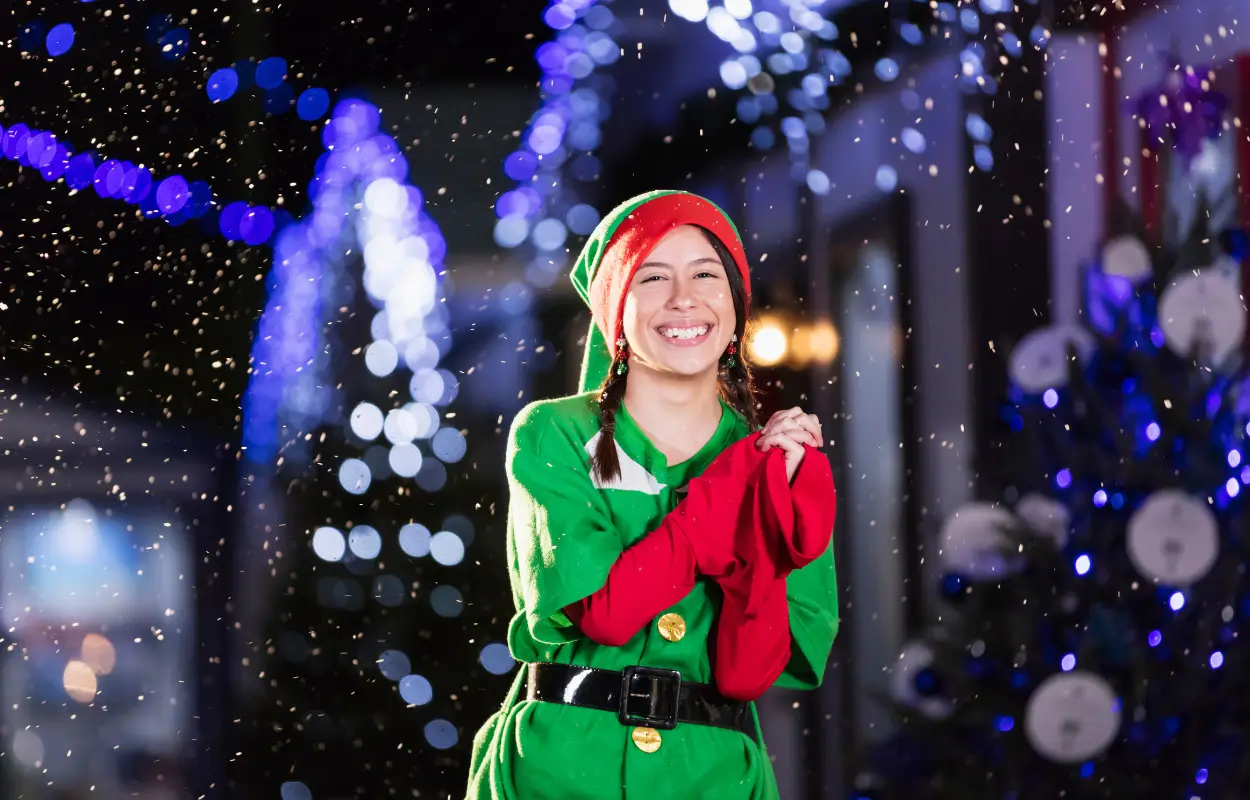 Christmas jobs include being an elf