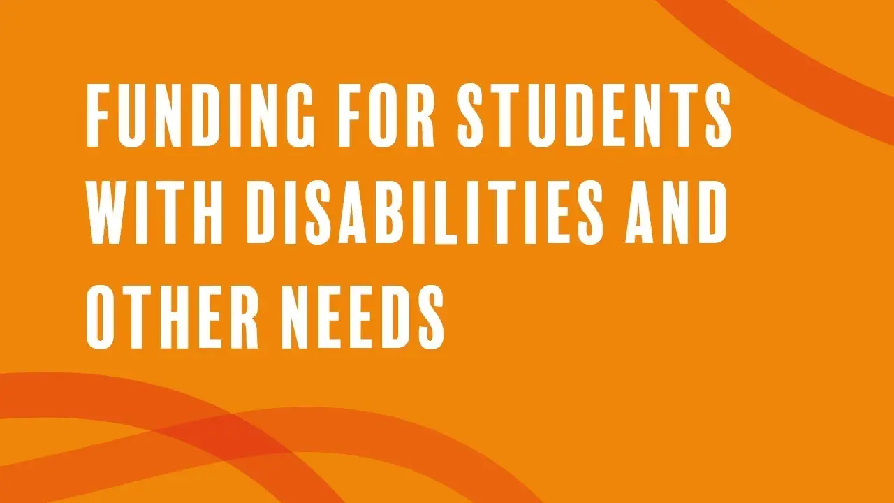 student finance disabled