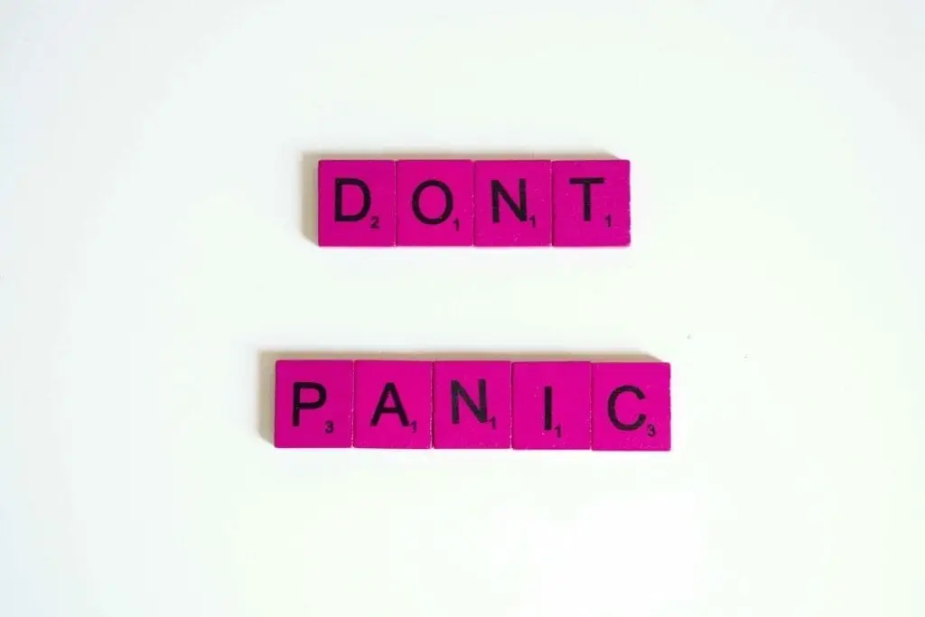 Don't panic