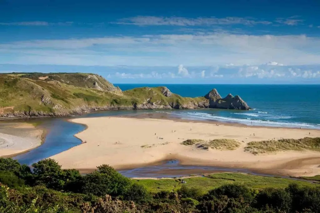 Three Cliffs Bay