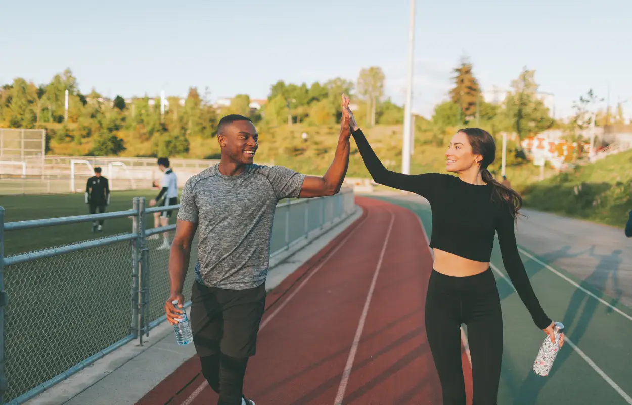 exercise is a great self-care tip for students