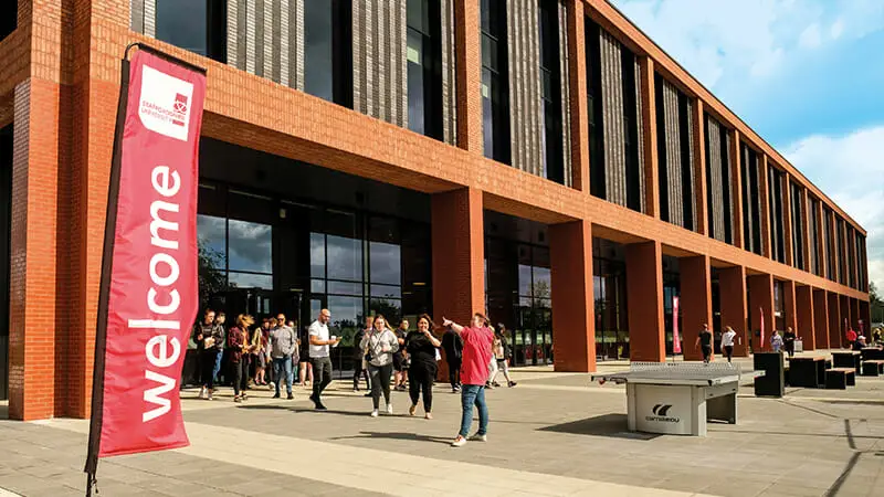 best universities for criminology uk - staffordshire university