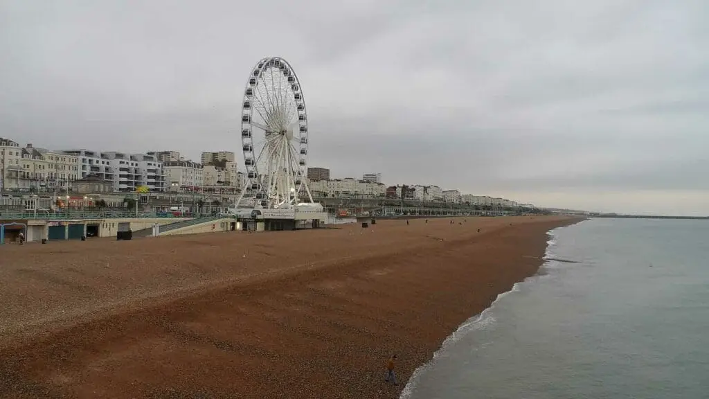 Brighton beach naturist swimming uk