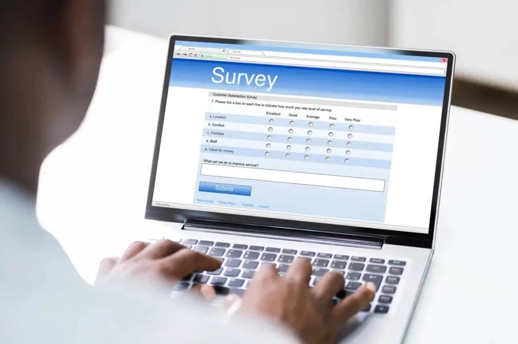 Answering surveys on SwagBucks