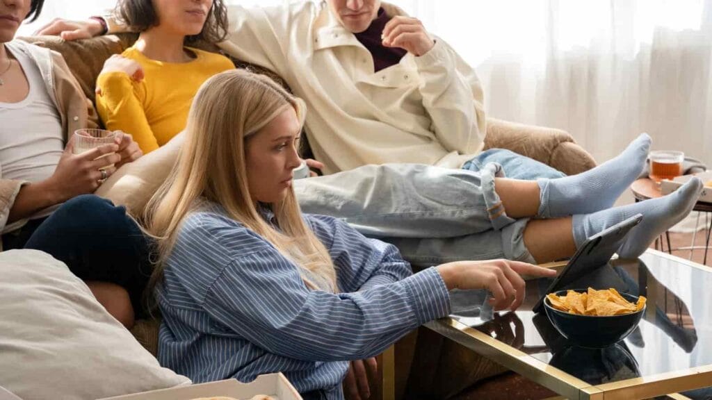 Kick back and relax with your friends in just the right student house!