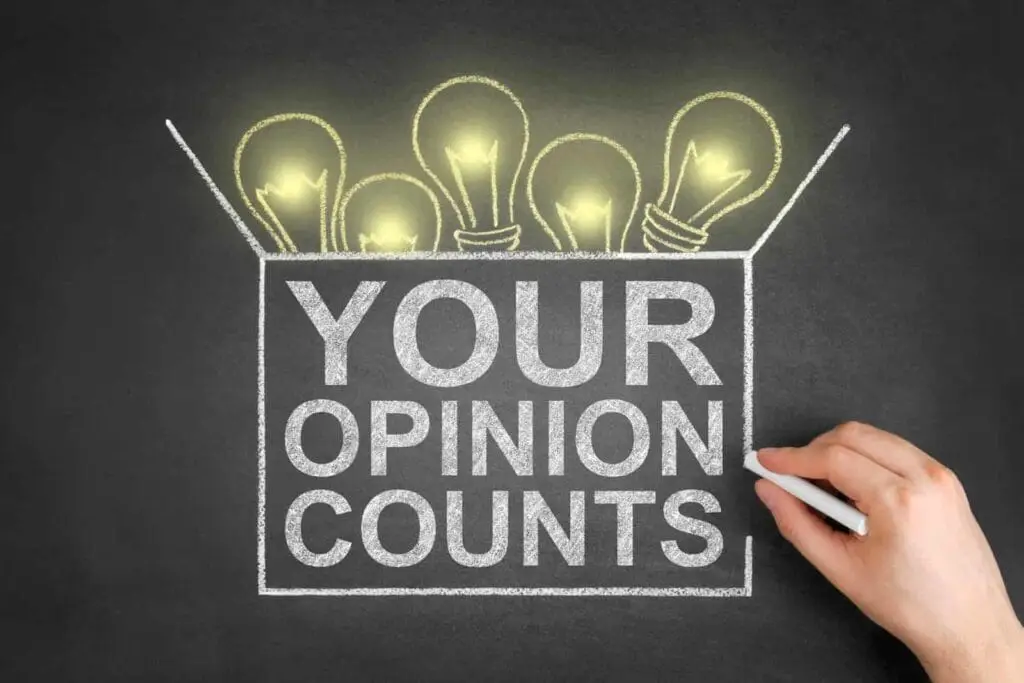 Provide feedback on subjective elements