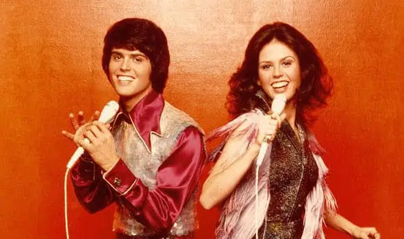 Marie and Donny Osmond 70s fancy dress mens and womens, couples