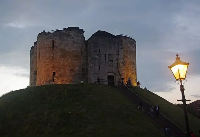 Climb up Clifford's Tower with a bottle of wine