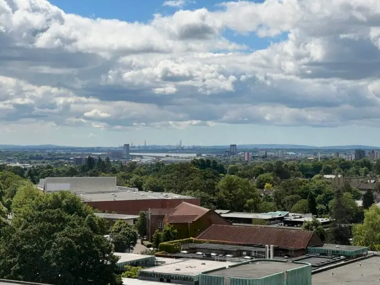 A view of Southampton from the University's Centenary Building