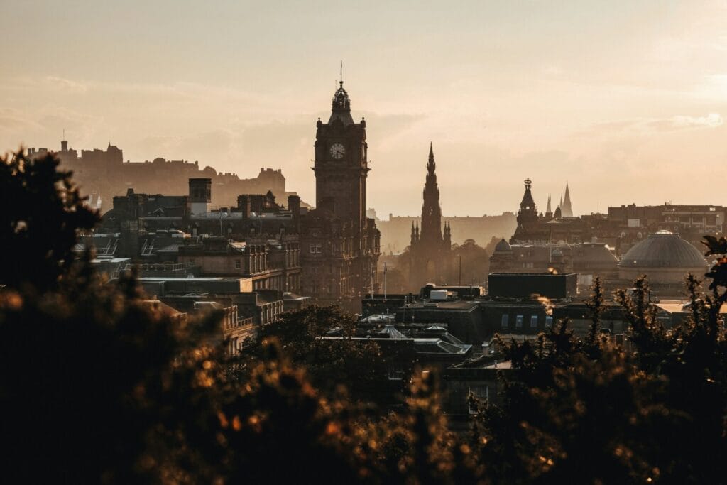 Photo of Edinburgh skyline