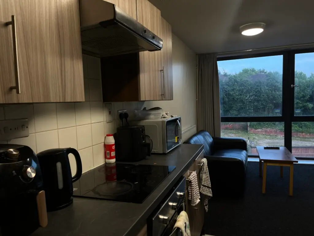 Kitchen in a student accomodation