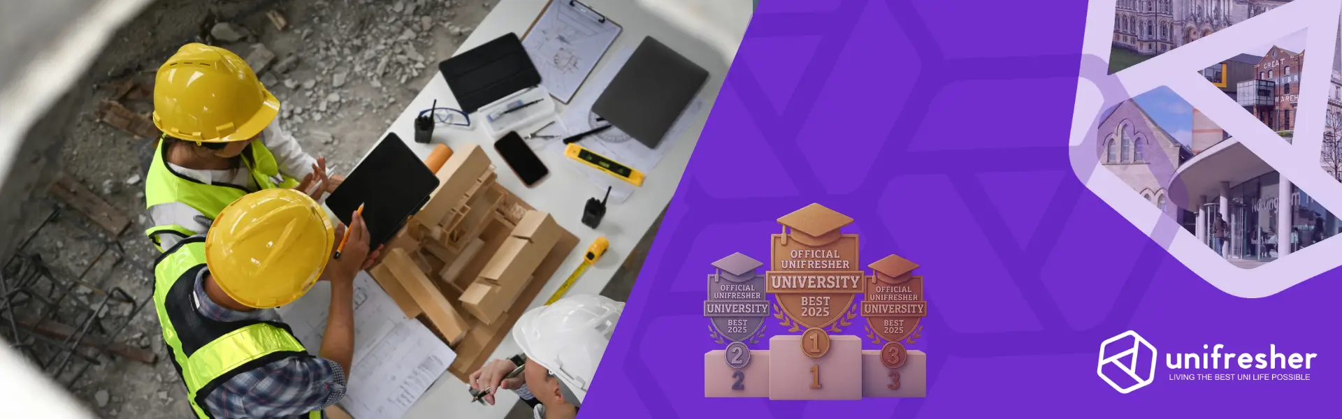 Best university in the UK for Construction Management
