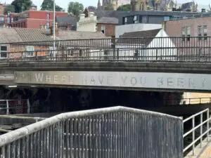 Image: ‘Where have you been? bridge’. Leah Corbett