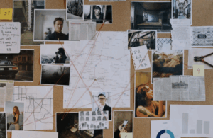 Murder mystery board