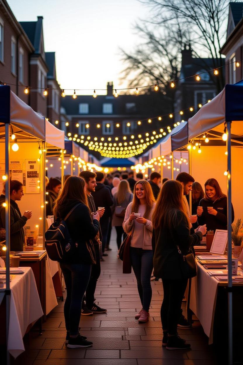 Freshers' week events and student societies fair