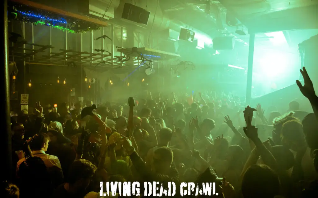 The living dead crawl, a halloween event in Sheffield