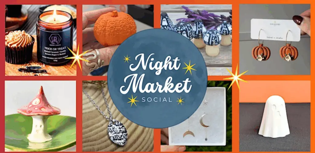 Night market, a halloween event in Sheffield