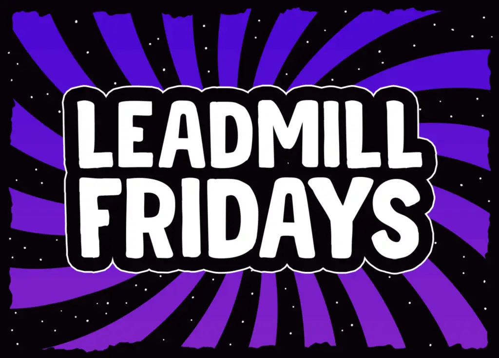 Leadmill Friday poster, Sheffield event