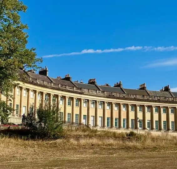 The Royal Crescent, a Bridgerton filming location