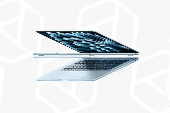 Student checking laptop deals online