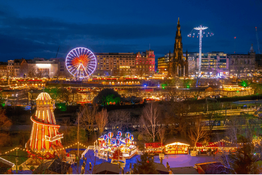 Edinburgh - best Christmas cities in Europe