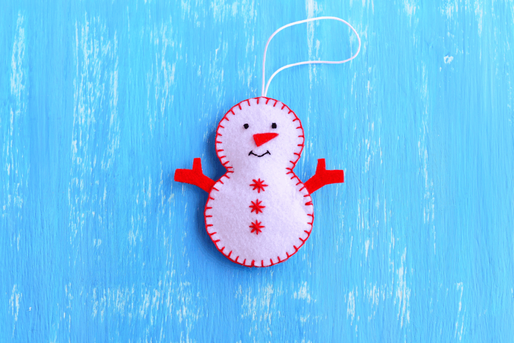 felt Christmas ornaments