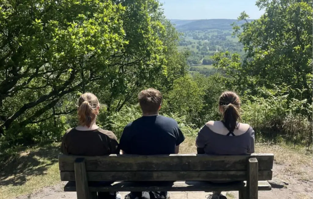 Friends at the Peak District