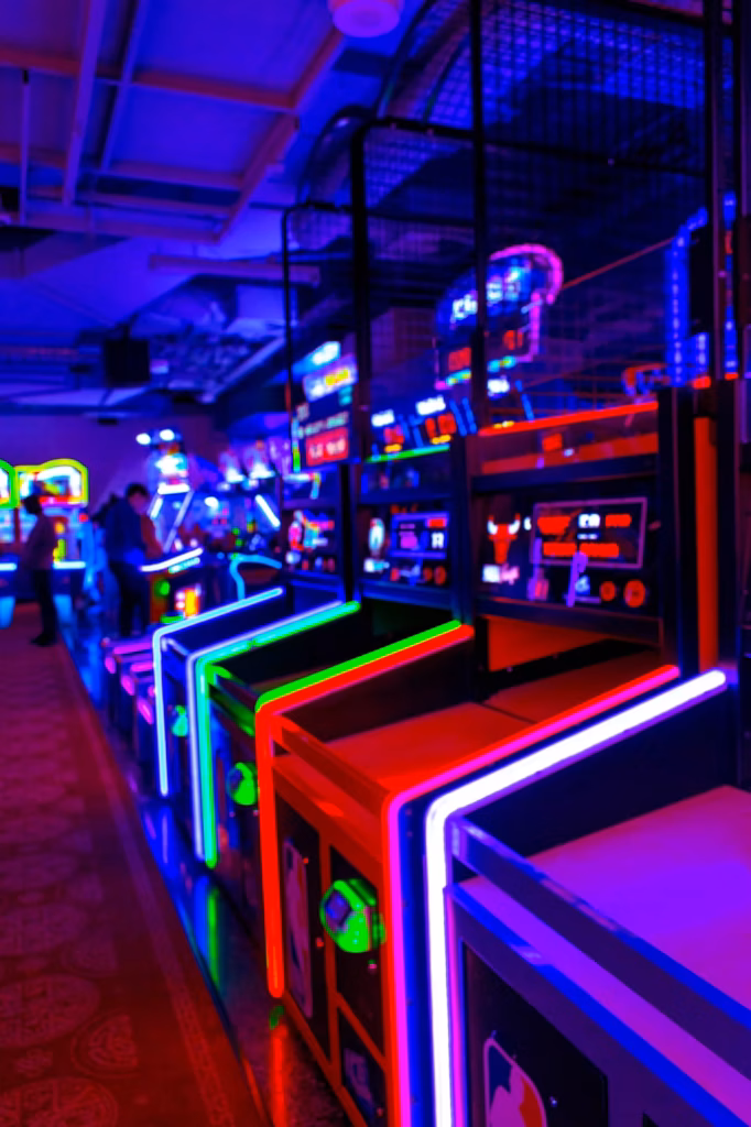A series of games inside the best arcade
