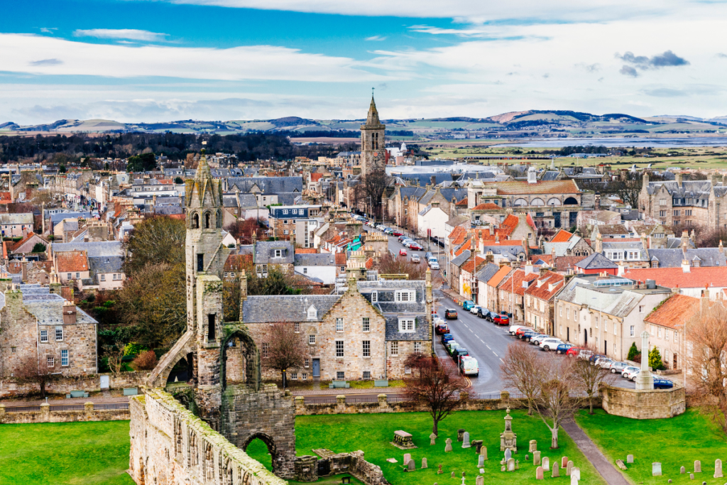 St Andrews safest cities in the Uk for students