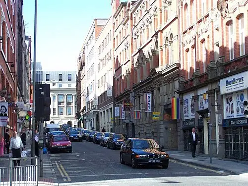 Stanley Street - The main street in Liverpool's Gay Quarter - https://en.wikipedia.org/wiki/Stanley_Street,_Liverpool