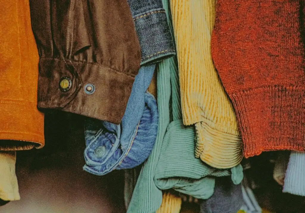 Colourful clothes