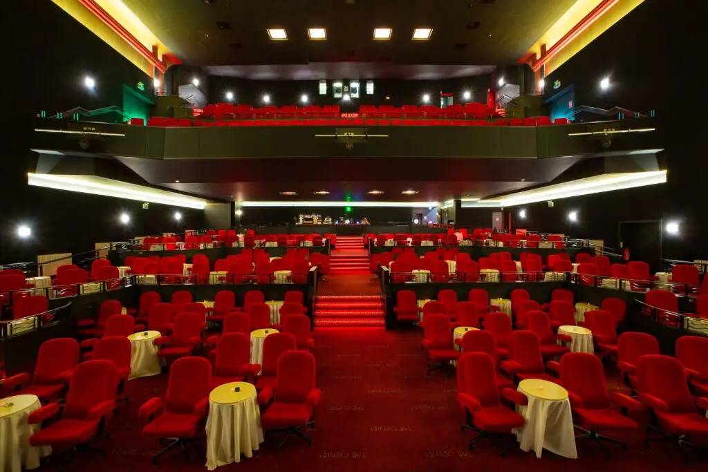 interior of the odyssey cinema