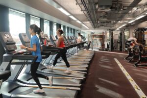 Uni of Bristol Indoor Sports Centre Gym Treadmill