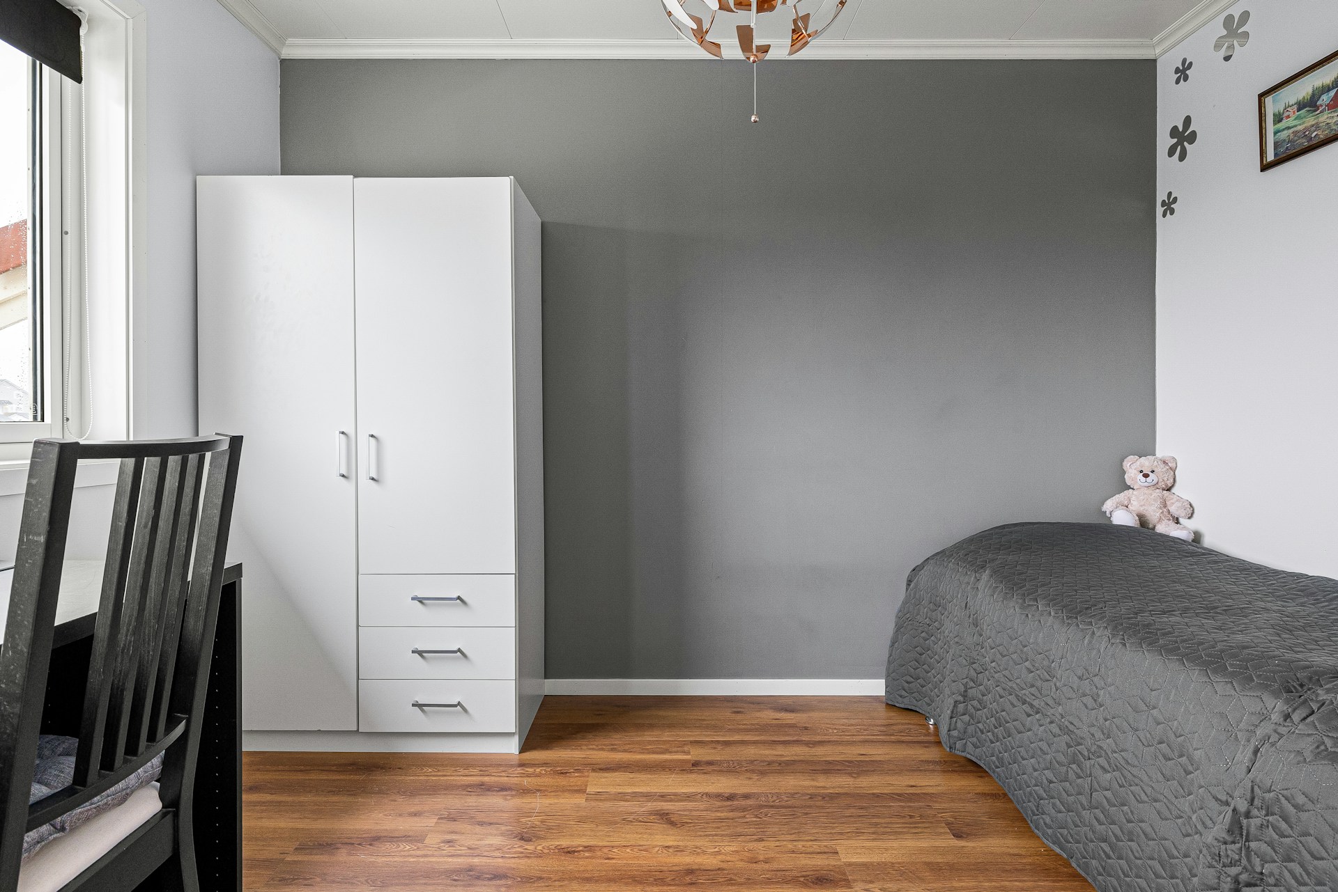 Modern student accommodation bedroom