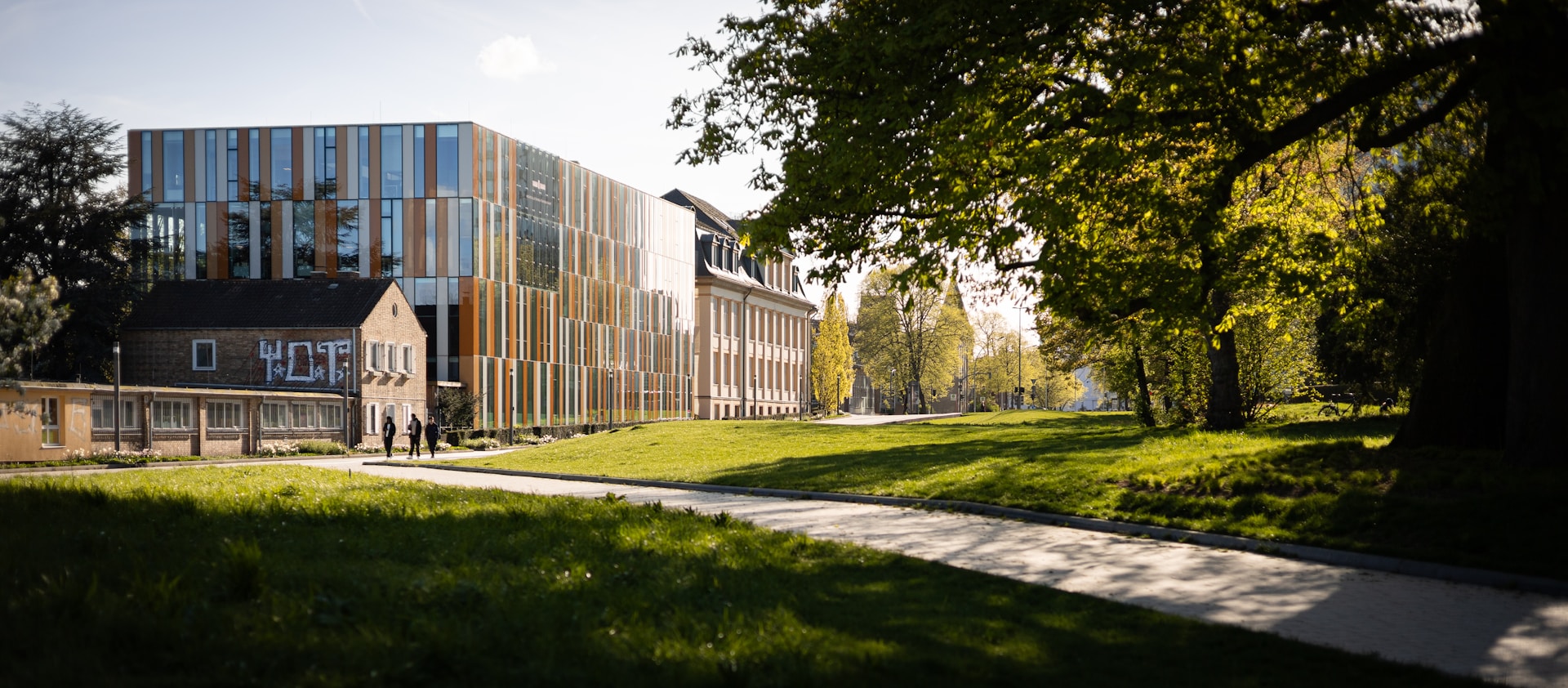 Modern purpose-built student accommodation building