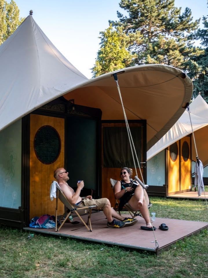 luxury festival tent Sziget Festival
