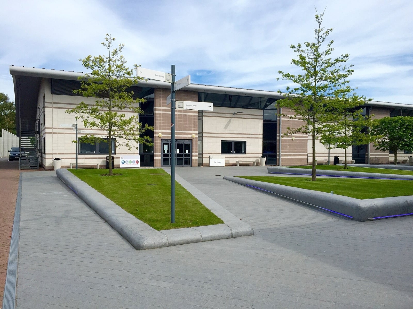 Library building on the Arts University Bournemouth campus