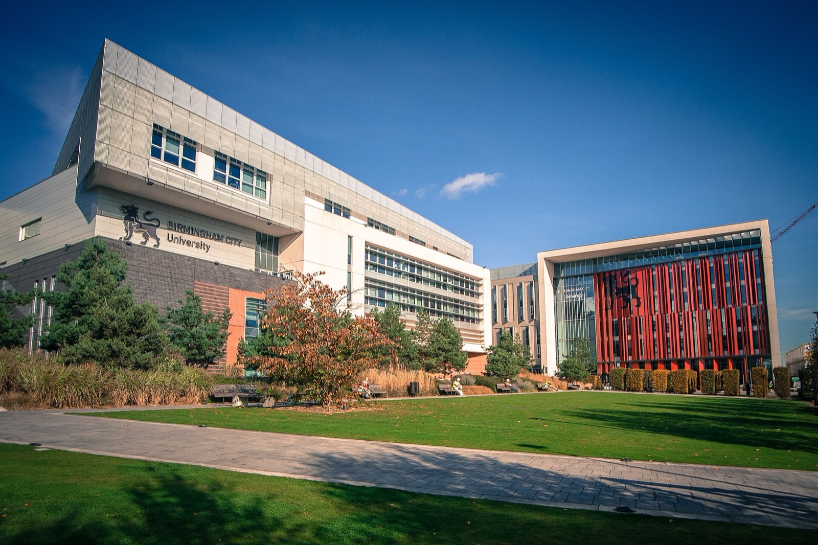 Parkside and Curzon buildings of Birmingham City University at City Centre Campus