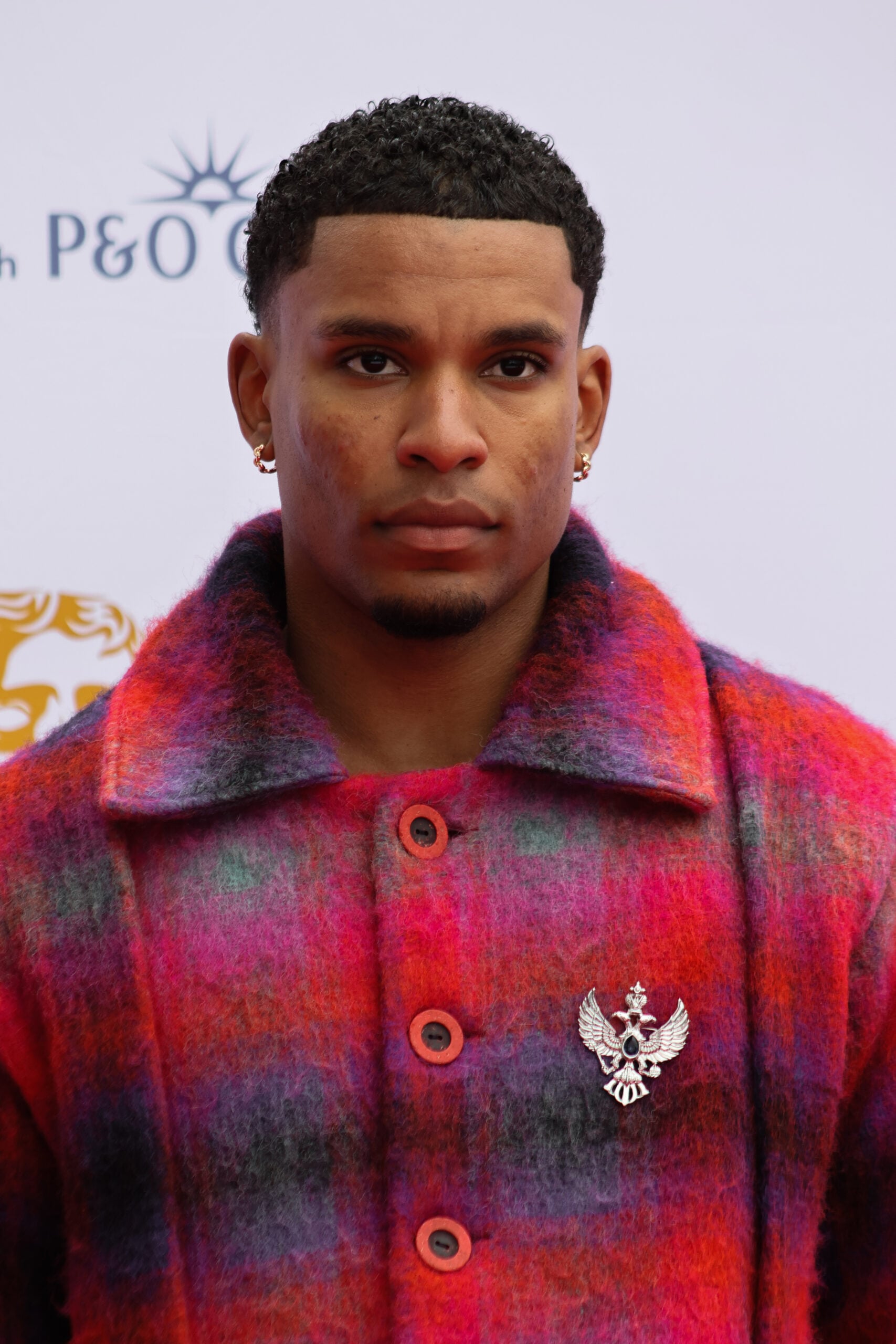 Cach Mercer on the red carpet at the BAFTA Television Awards 2026