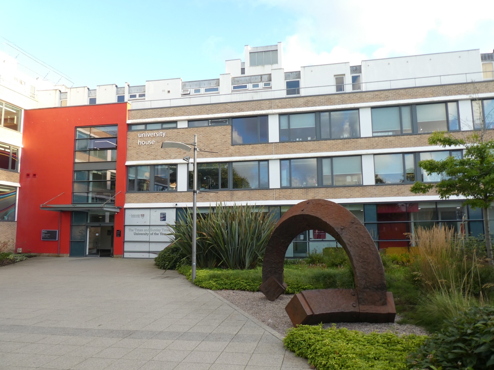 University House on the Lancaster University campus at Bailrigg