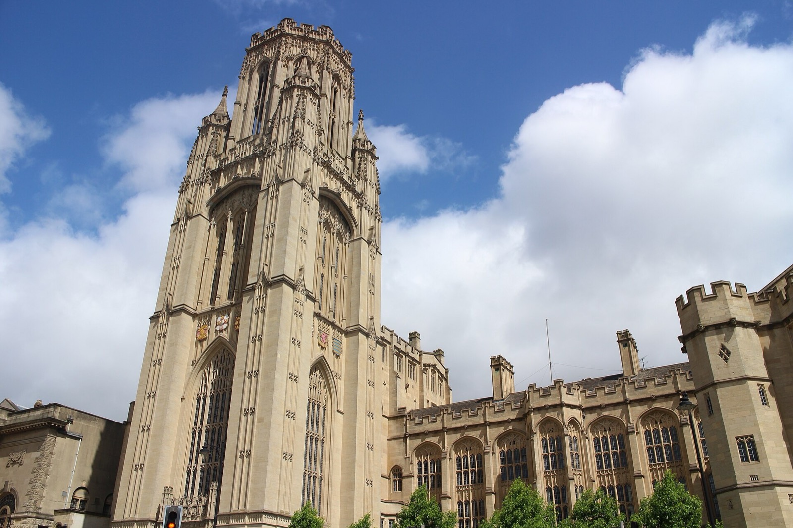 The Wills Memorial Building tower at the University of Bristol