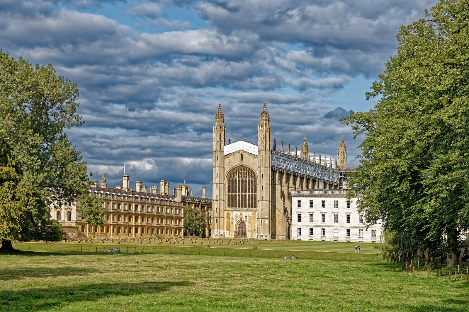 King's College Chapel and lawns seen from the Backs, Cambridge