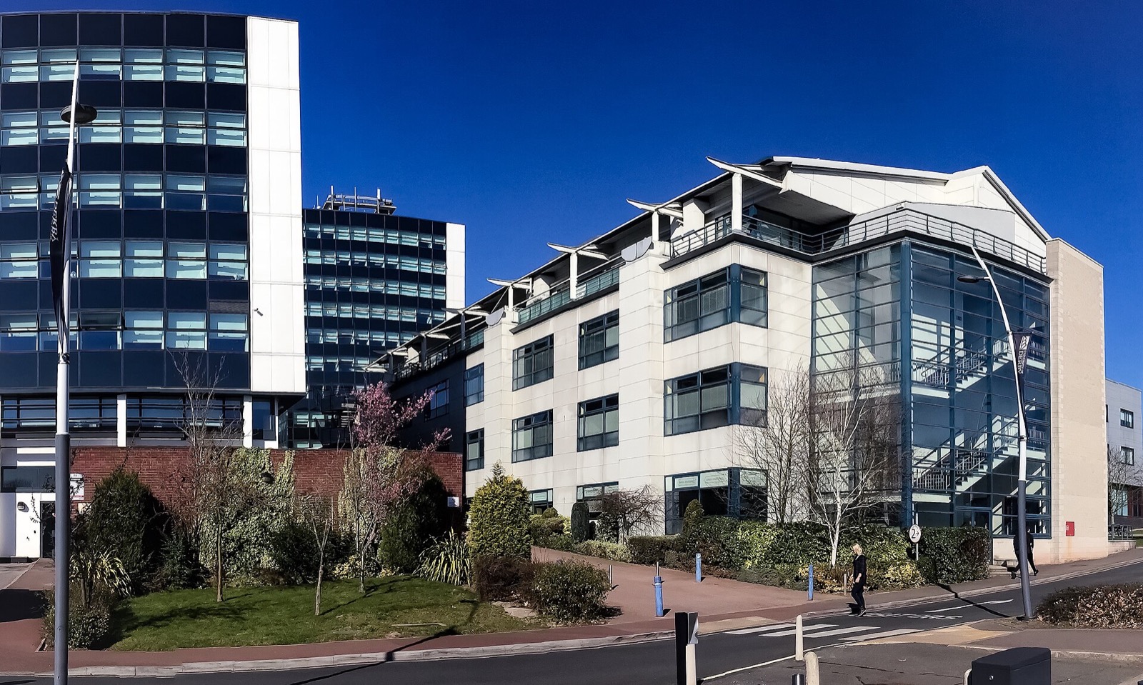 University of Derby library building at Kedleston Road