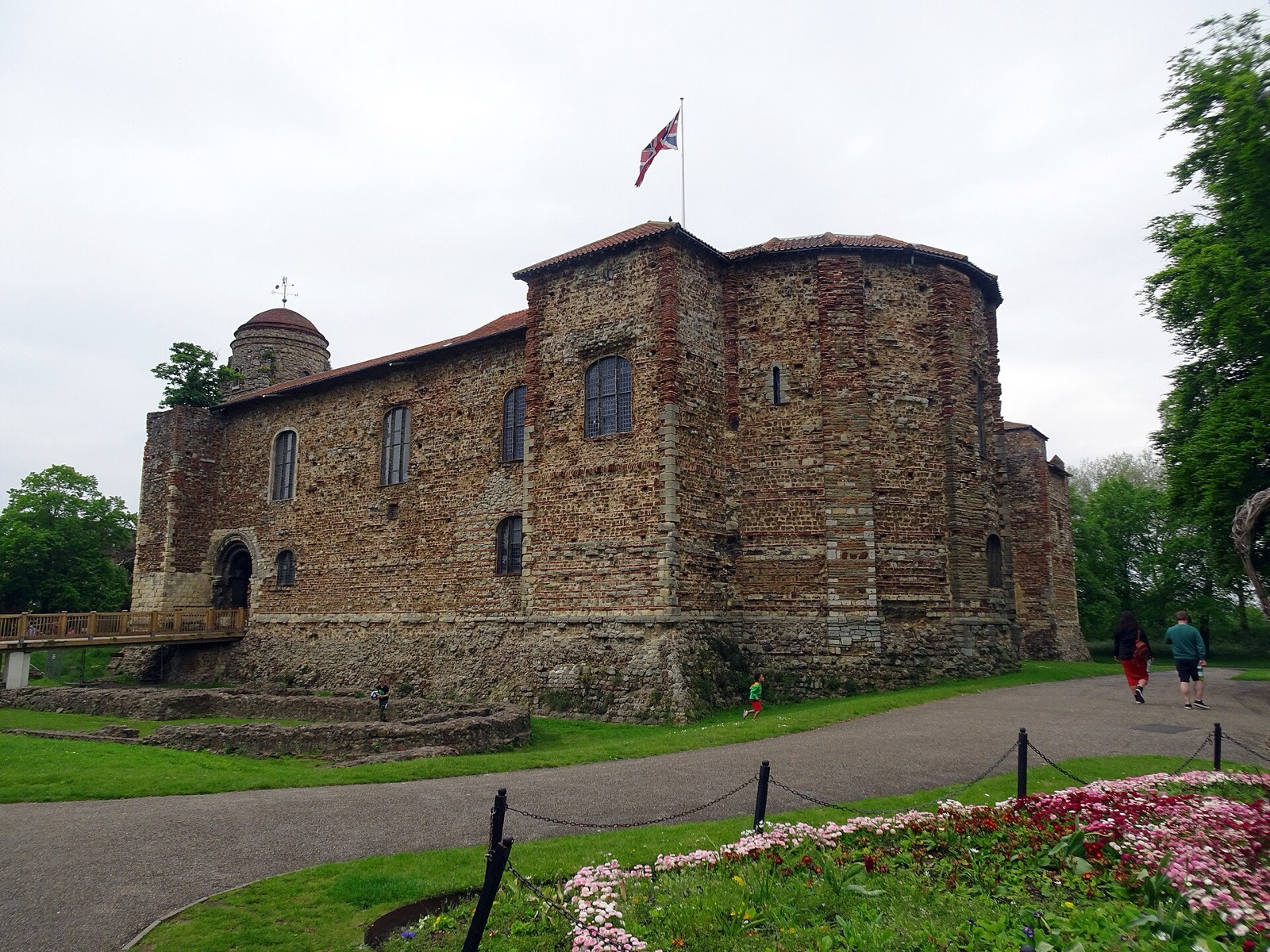 Colchester Castle in Castle Park, Colchester