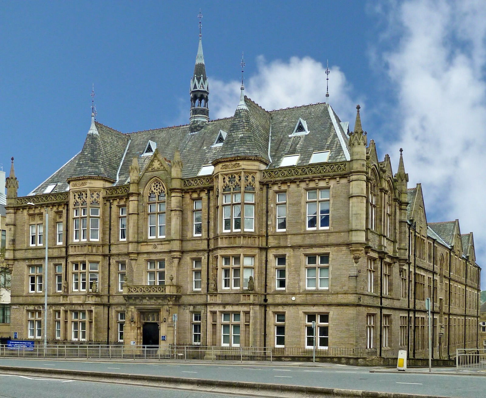 The Victorian Ramsden Building at the University of Huddersfield