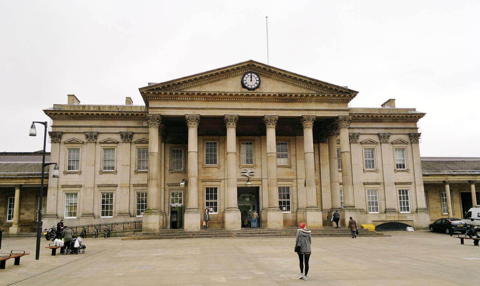 Huddersfield railway station on St George's Square